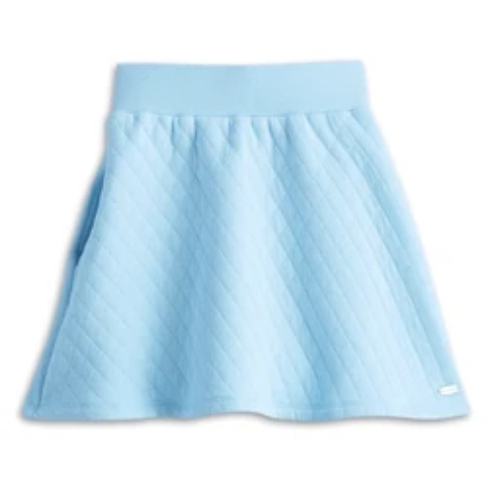 American Girl Enchanting Winter Sky Blue Quilted Skirt 2016 Size 8